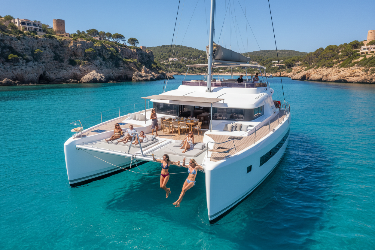 wynajem łodzi na majorce dla 12 osób